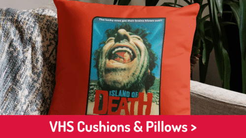 Buy Pre-Cert VHS Video Nasty Pillows